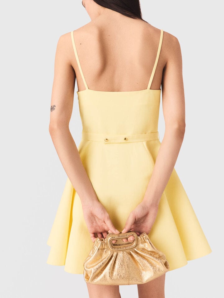 Strappy flared dress