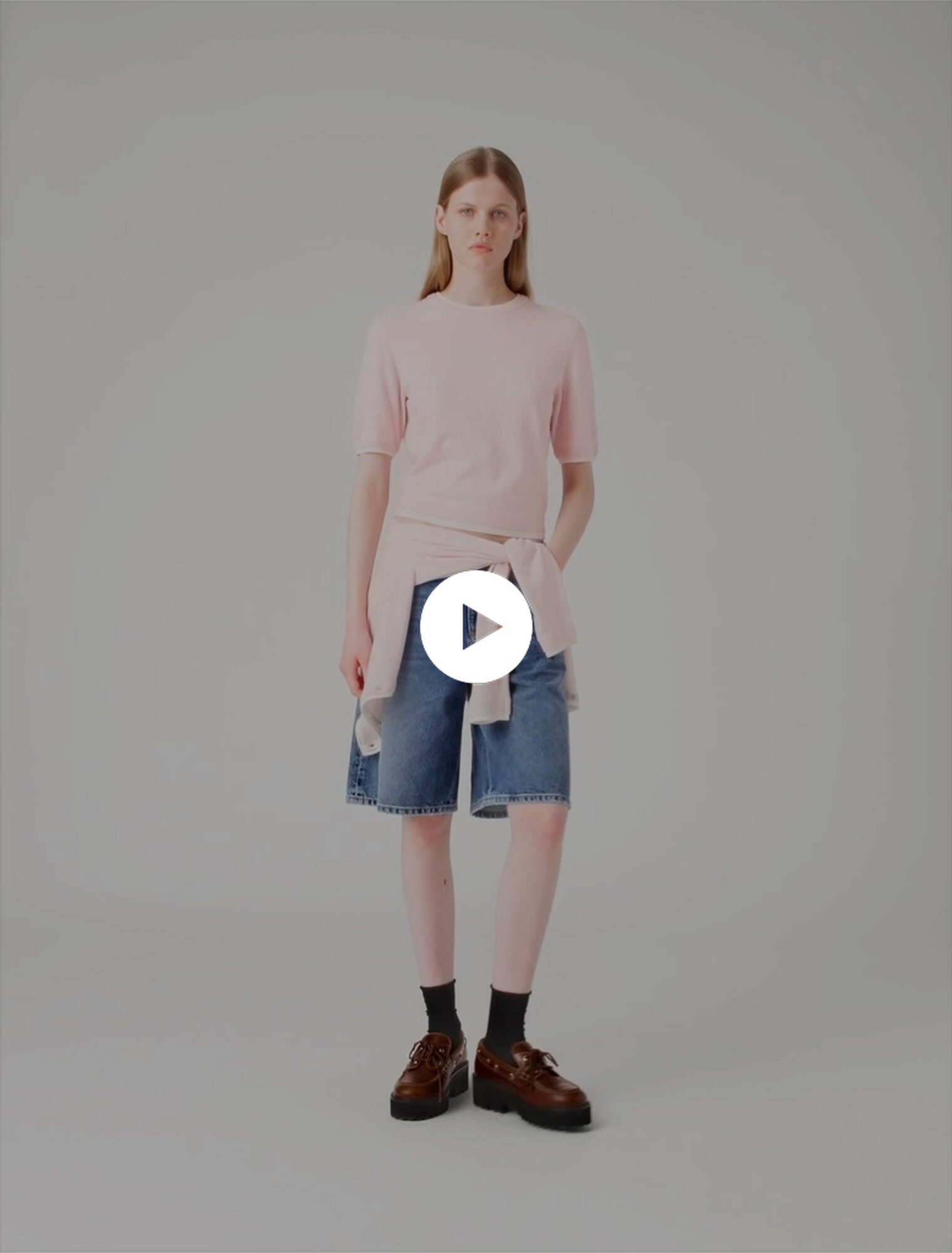 Jumper with rhinestones