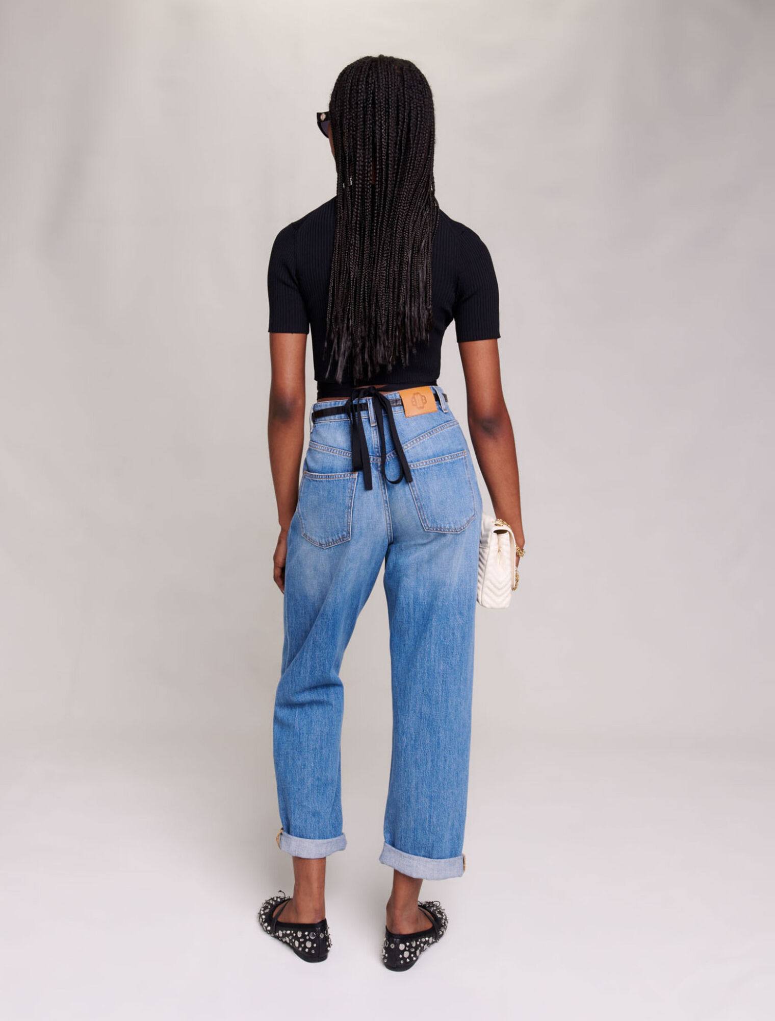 Criss-cross cropped top