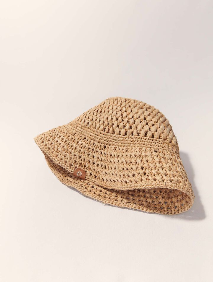 Crochet raffia bucket hat Crochet raffia bucket hat