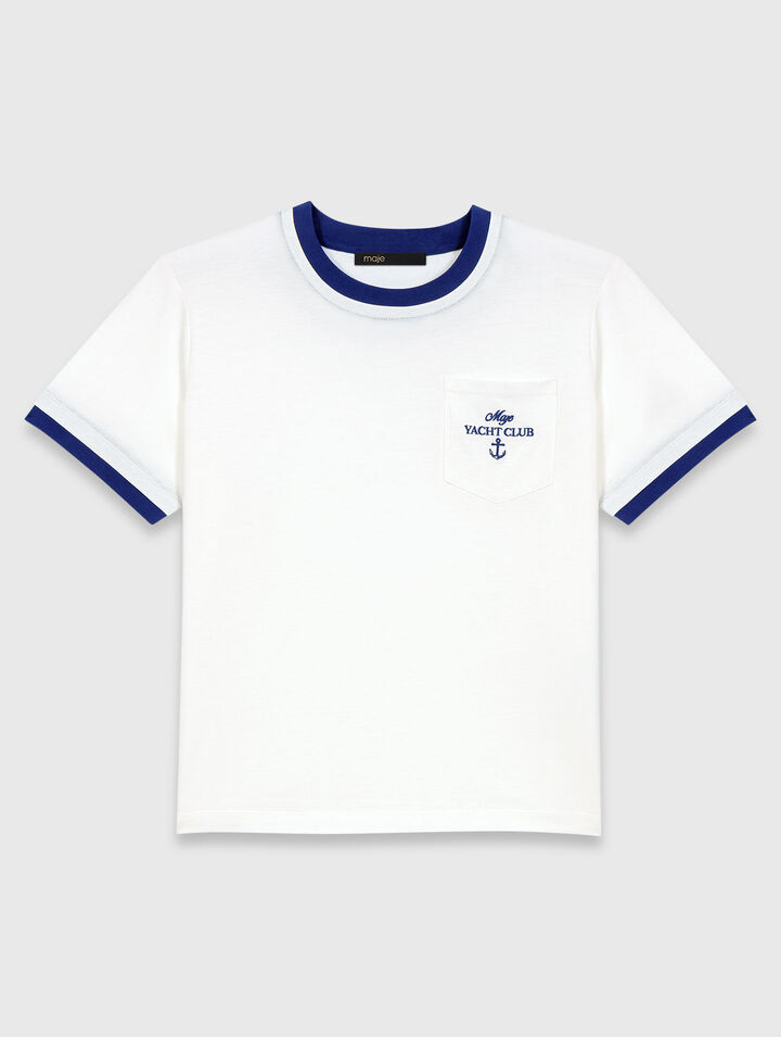 Layered-look T-shirt