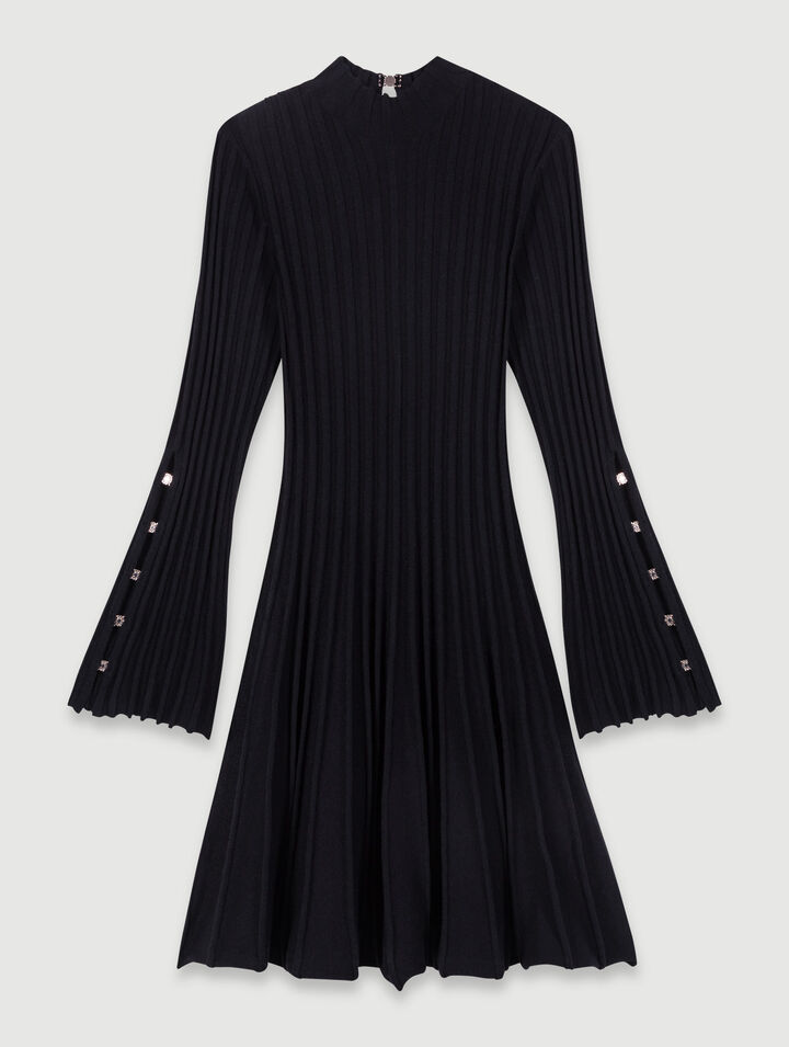 High-neck short skater dress High-neck short skater dress