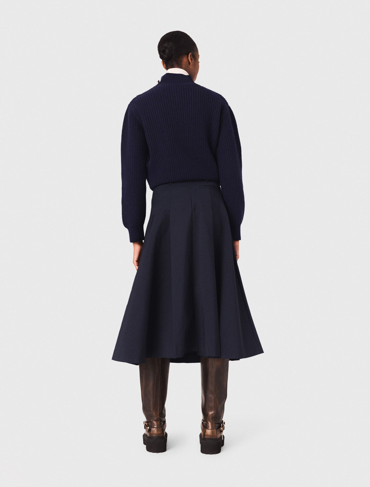 Wool roll-neck jumper