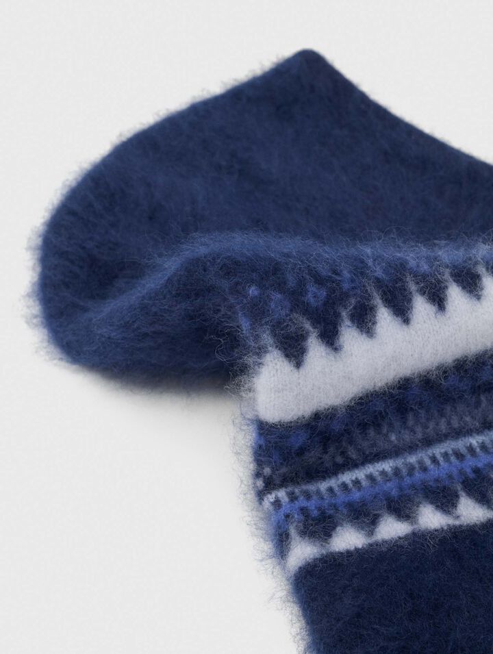 Fair Isle wool balaclava