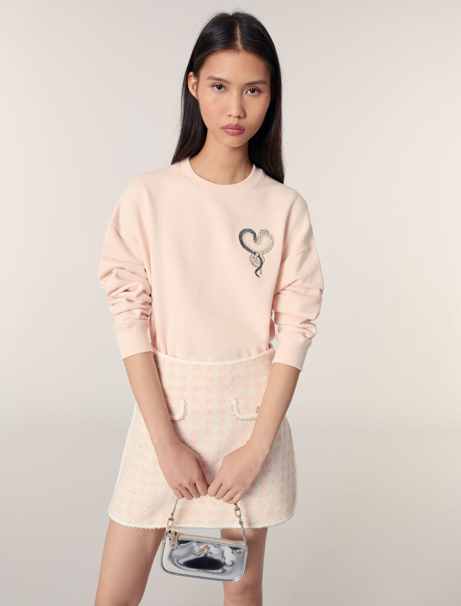 Embroidered sweatshirt