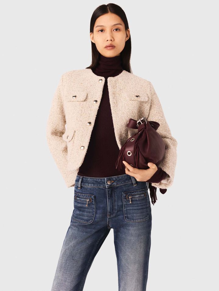 Short boucle tweed jacket Short boucle tweed jacket