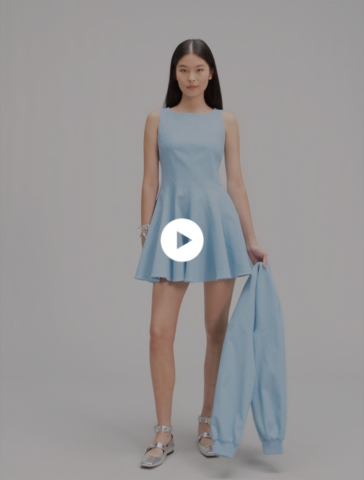 Short flared cotton dress Short flared cotton dress