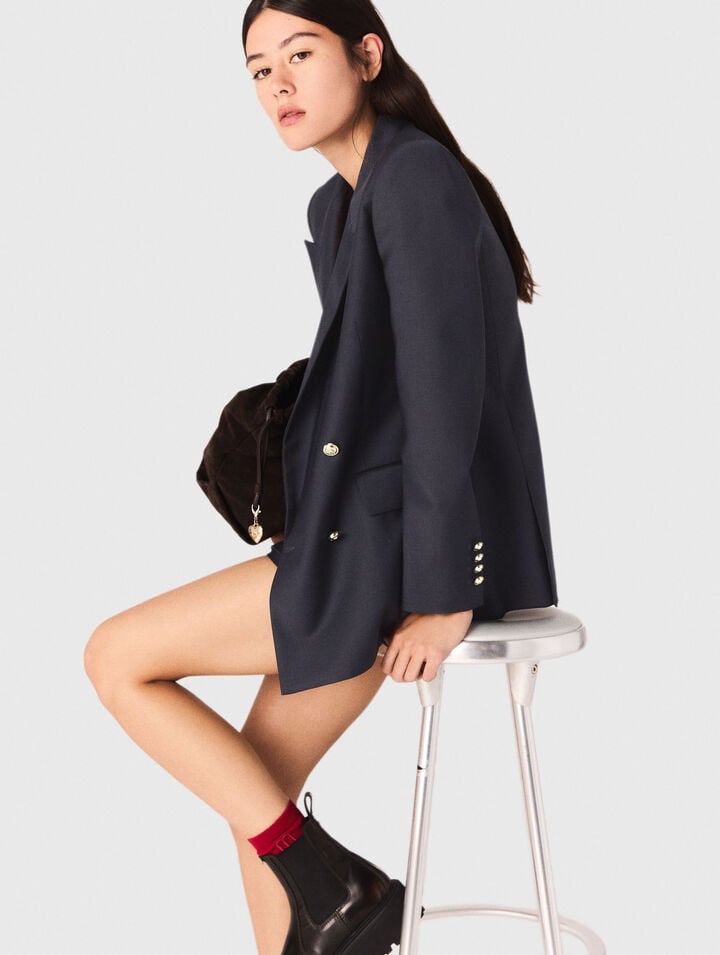 Suit jacket with gold buttons Suit jacket with gold buttons