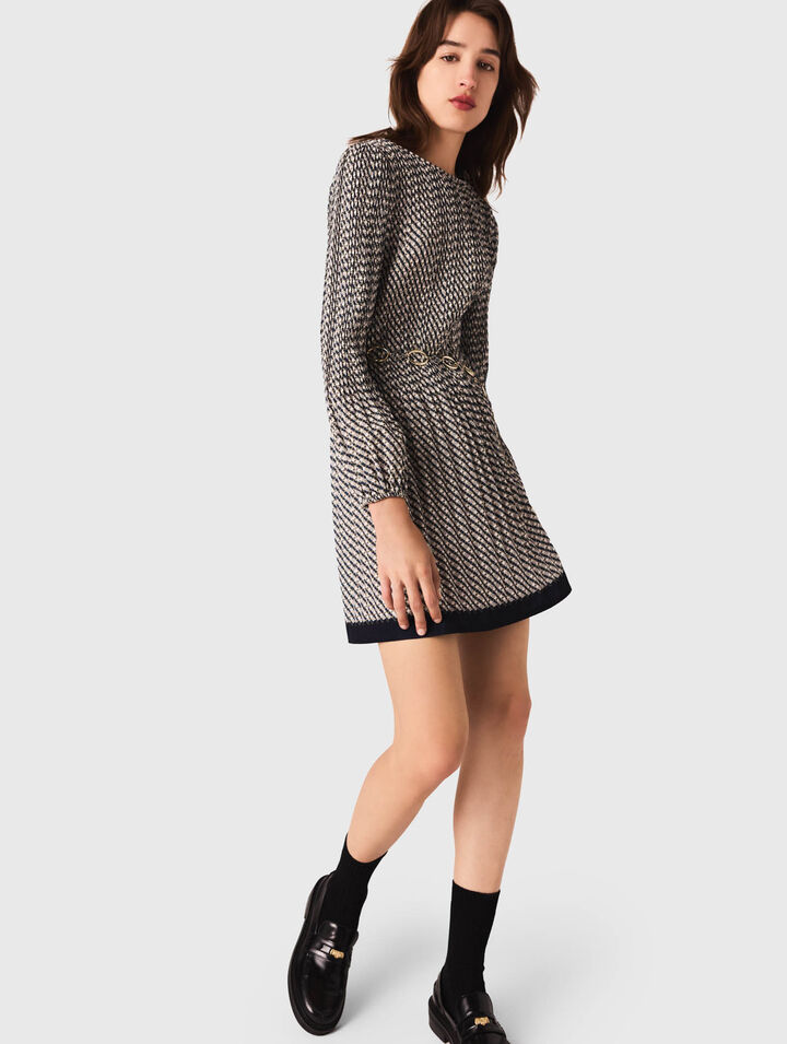 Patterned pleated dress Patterned pleated dress