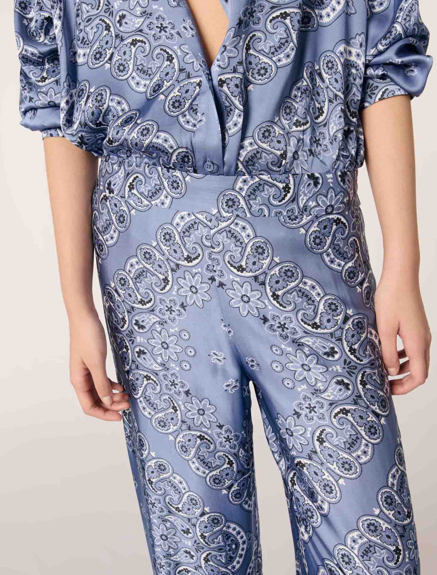 Flowing patterned trousers Flowing patterned trousers