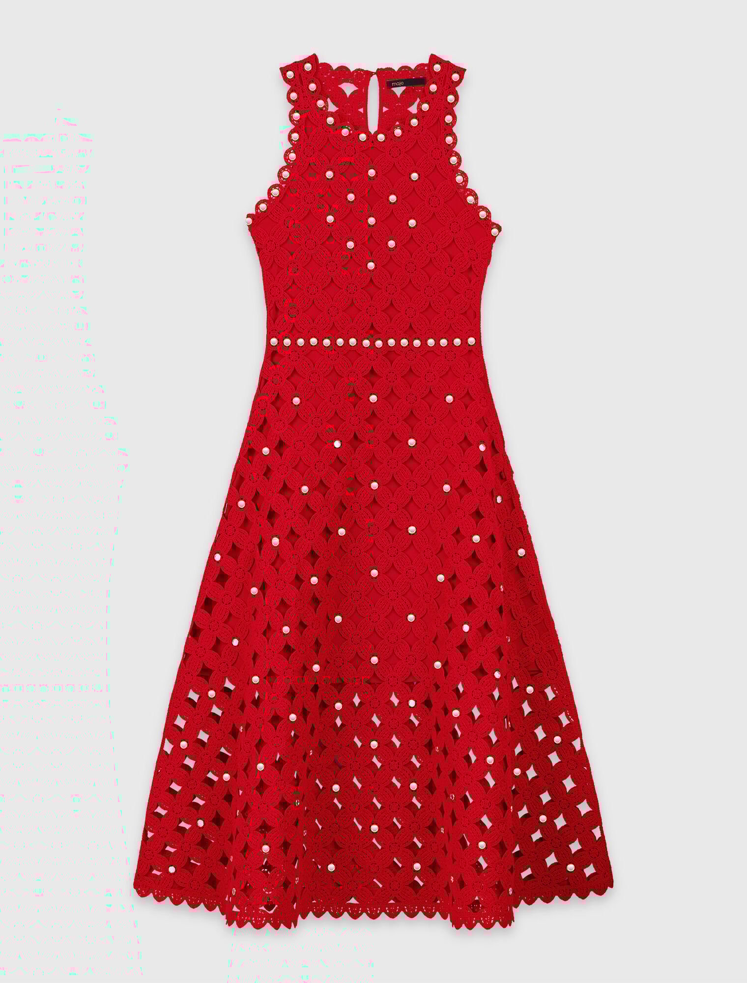 Mirrored crochet dress