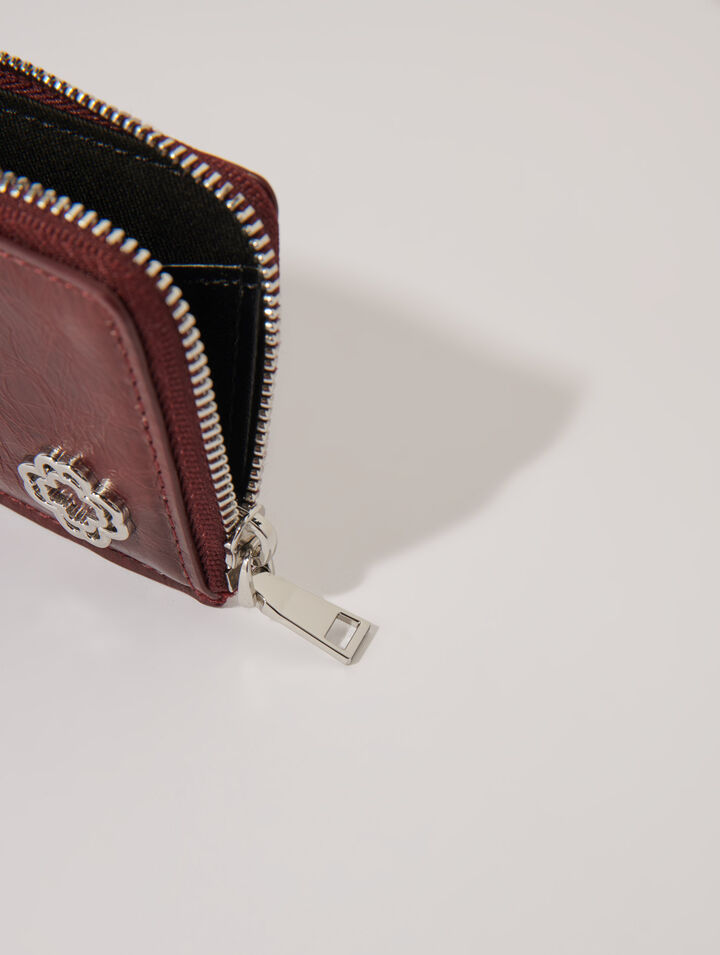 Crackled leather cardholder Crackled leather cardholder