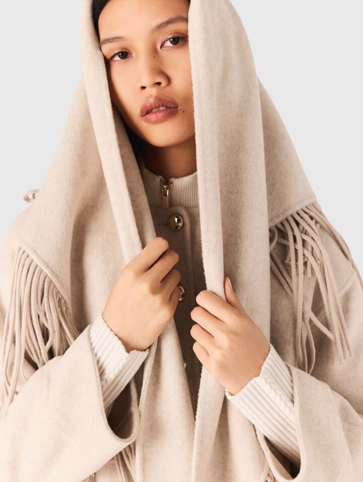 Cropped wool coat Cropped wool coat