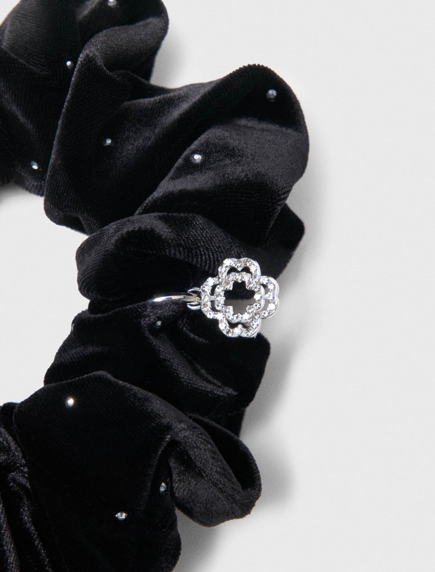 Rhinestone scrunchie