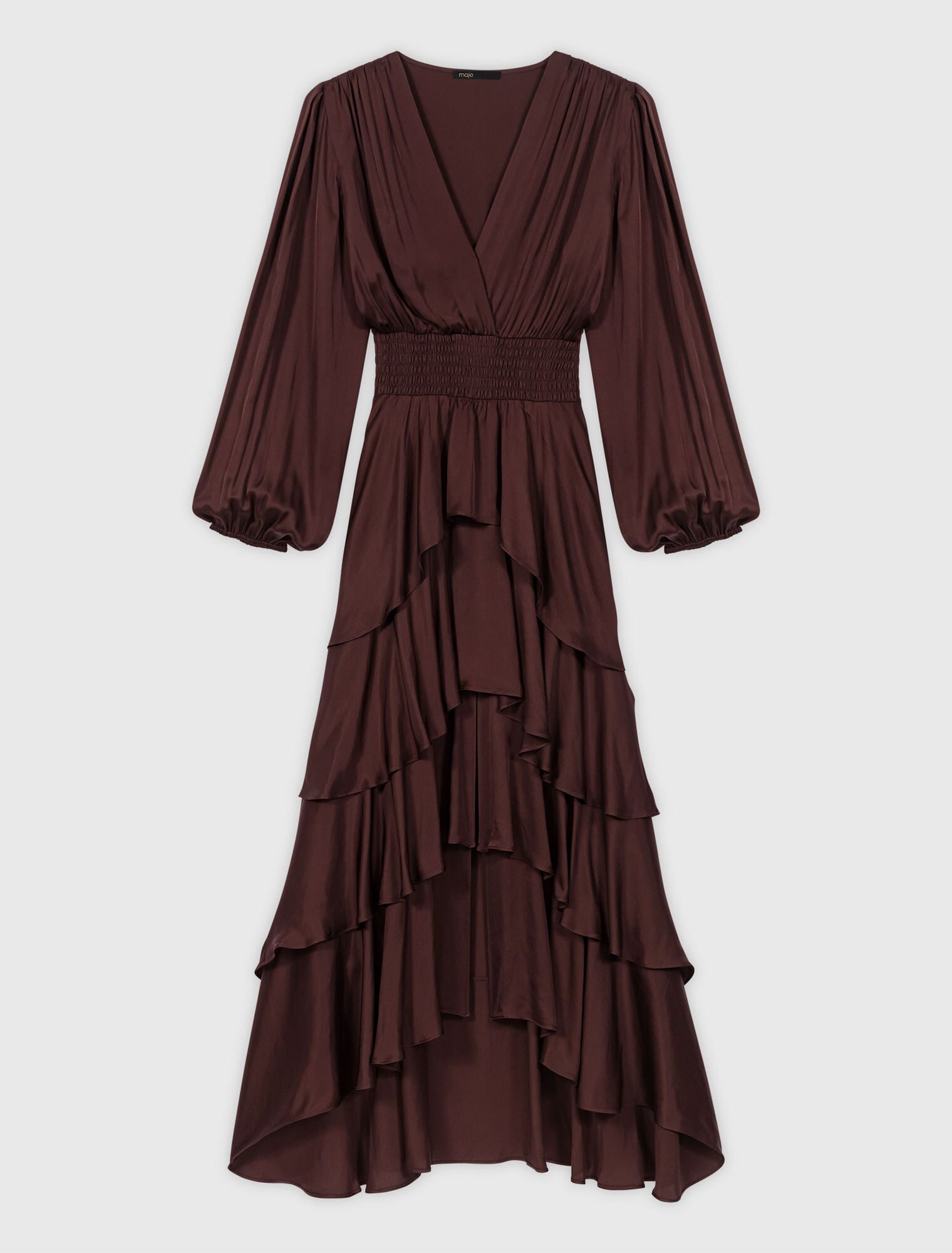 Flowy ruffled maxi dress