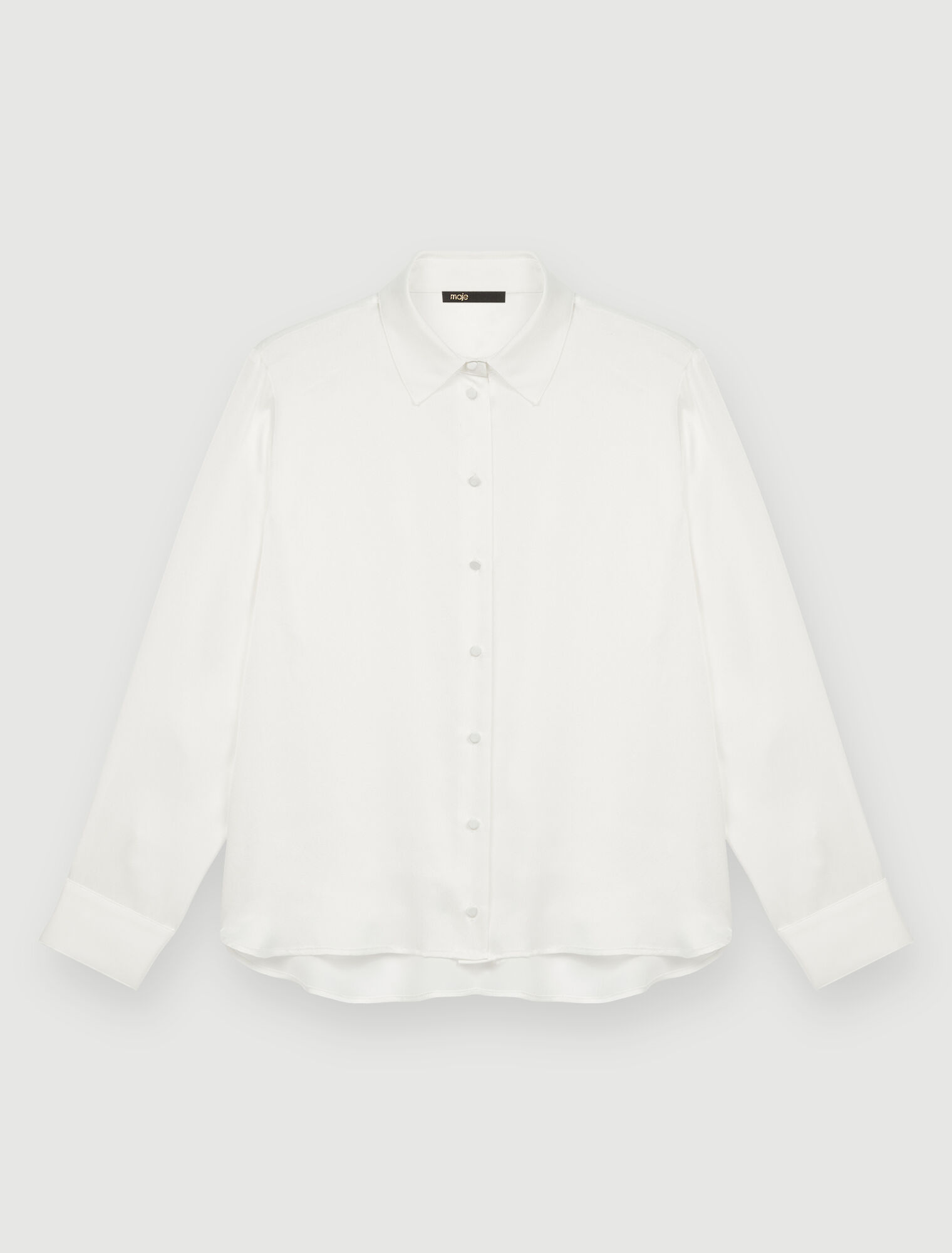 White silk shirt White silk shirt