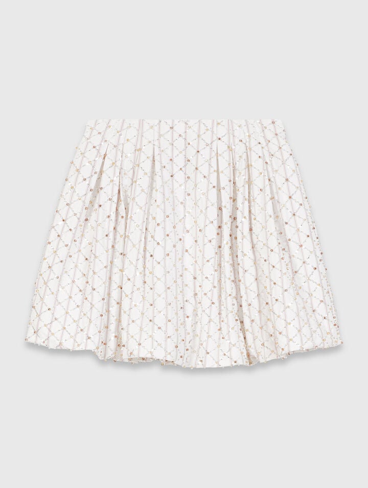 Beaded bubble skirt