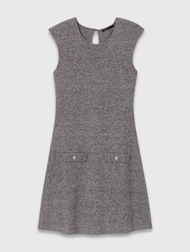 Knit dress with removable jumper Knit dress with removable jumper