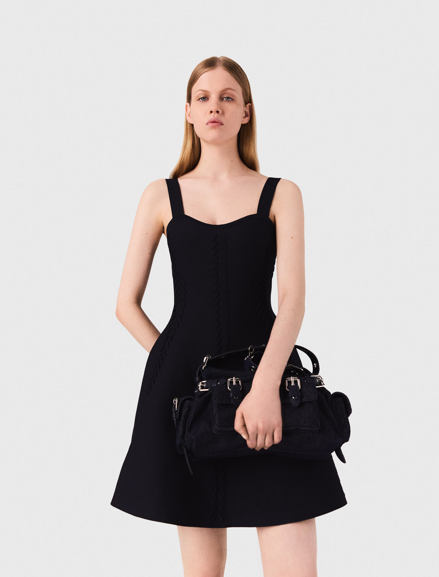 Short knitted skater dress  Short knitted skater dress