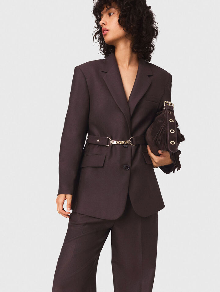 Belted suit jacket Belted suit jacket