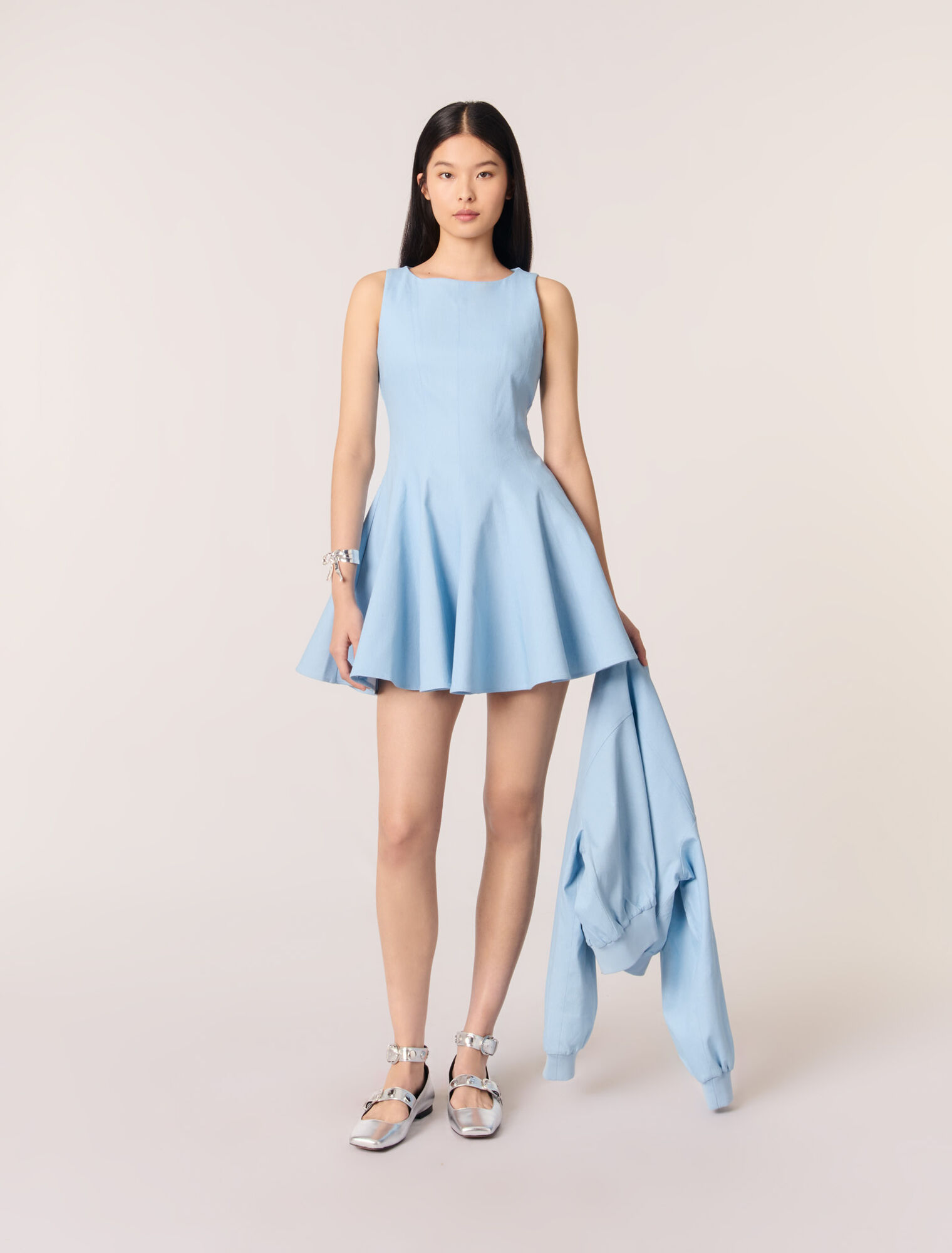 Short flared cotton dress Short flared cotton dress