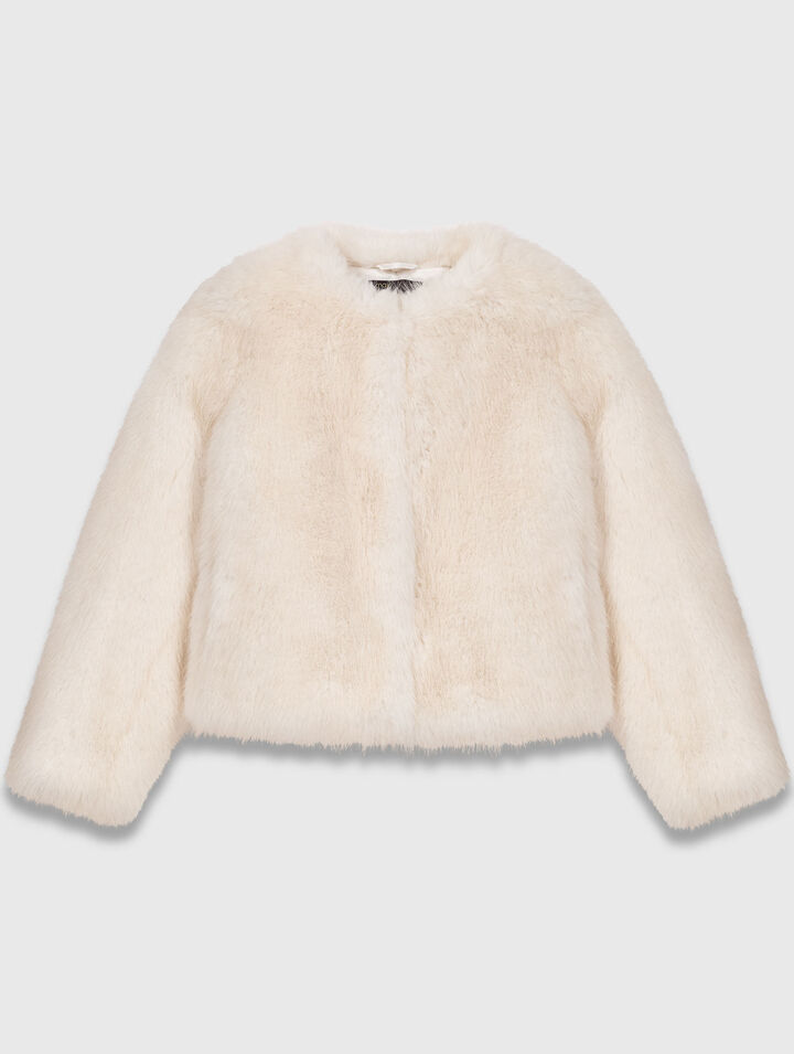 Short faux fur jacket Short faux fur jacket