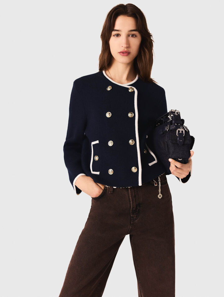 Structured knit jacket Structured knit jacket