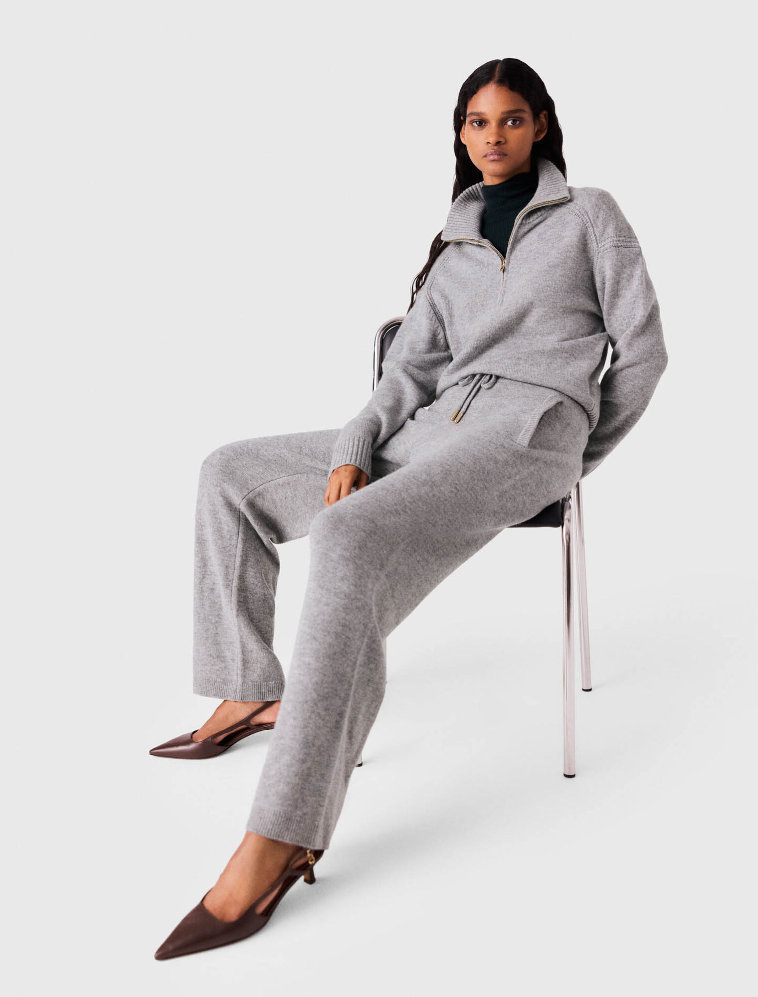 Knit trousers