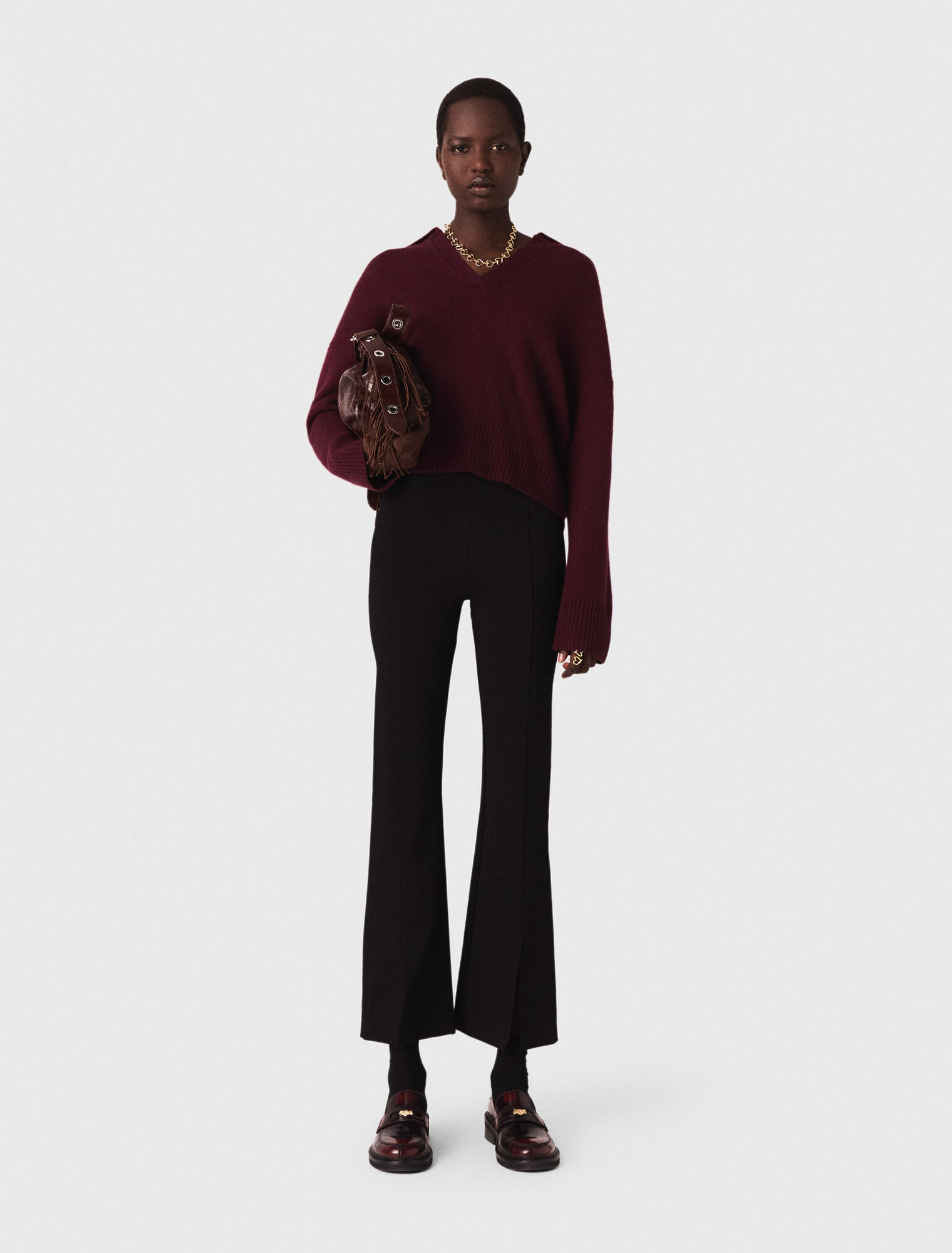 Slit trousers