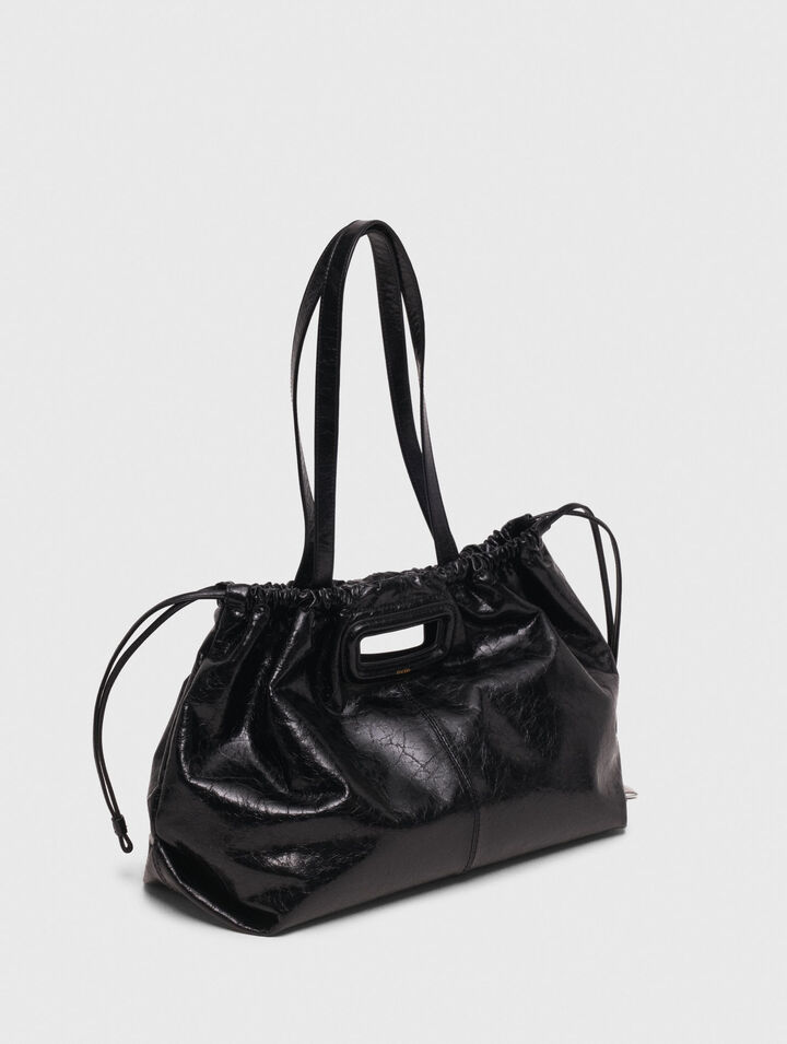 Crackled leather M Tote bag Crackled leather M Tote bag