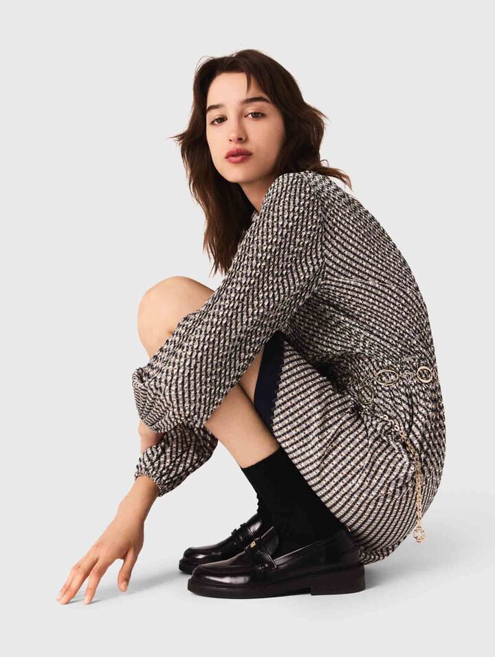 Patterned pleated dress Patterned pleated dress