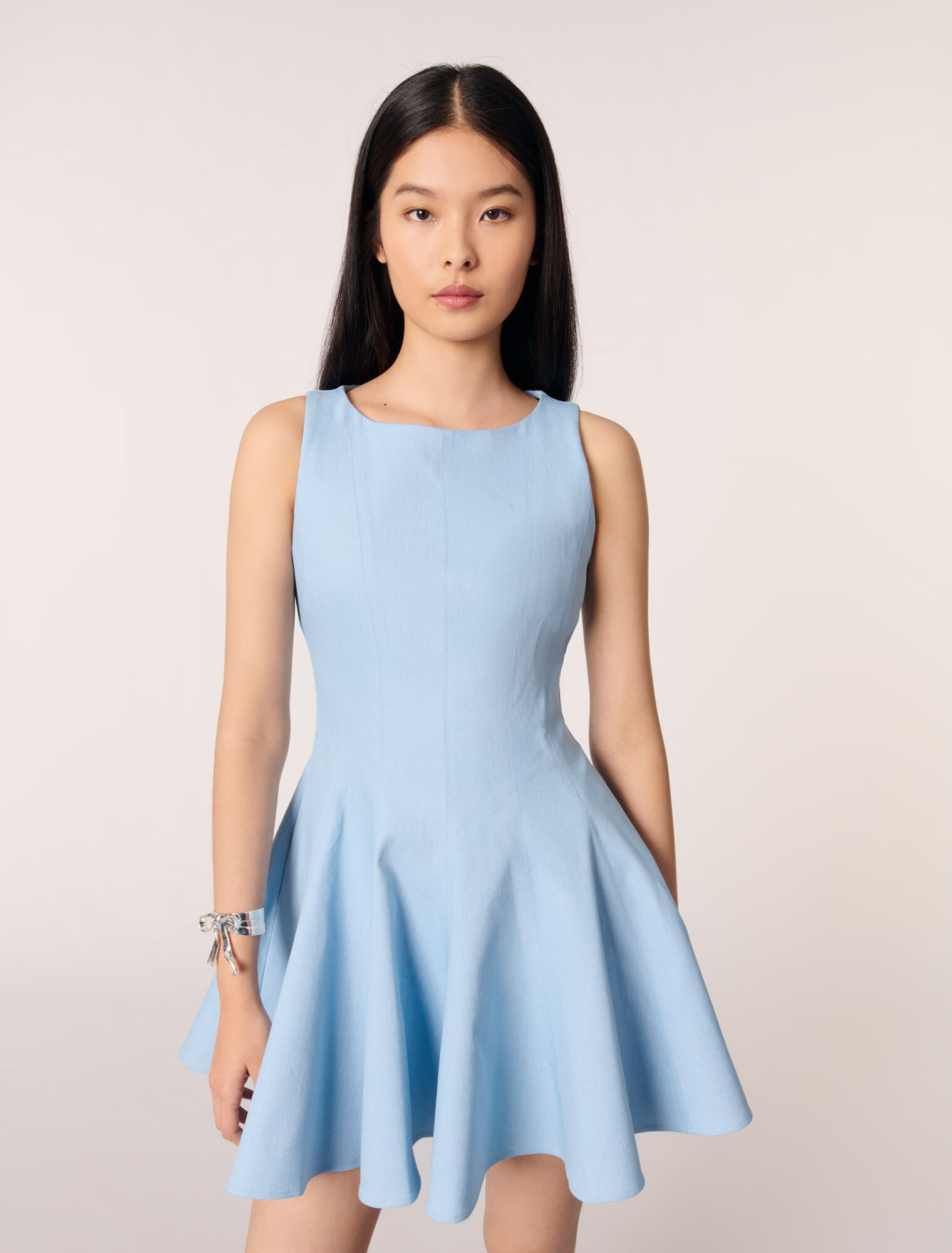 Short flared cotton dress Short flared cotton dress