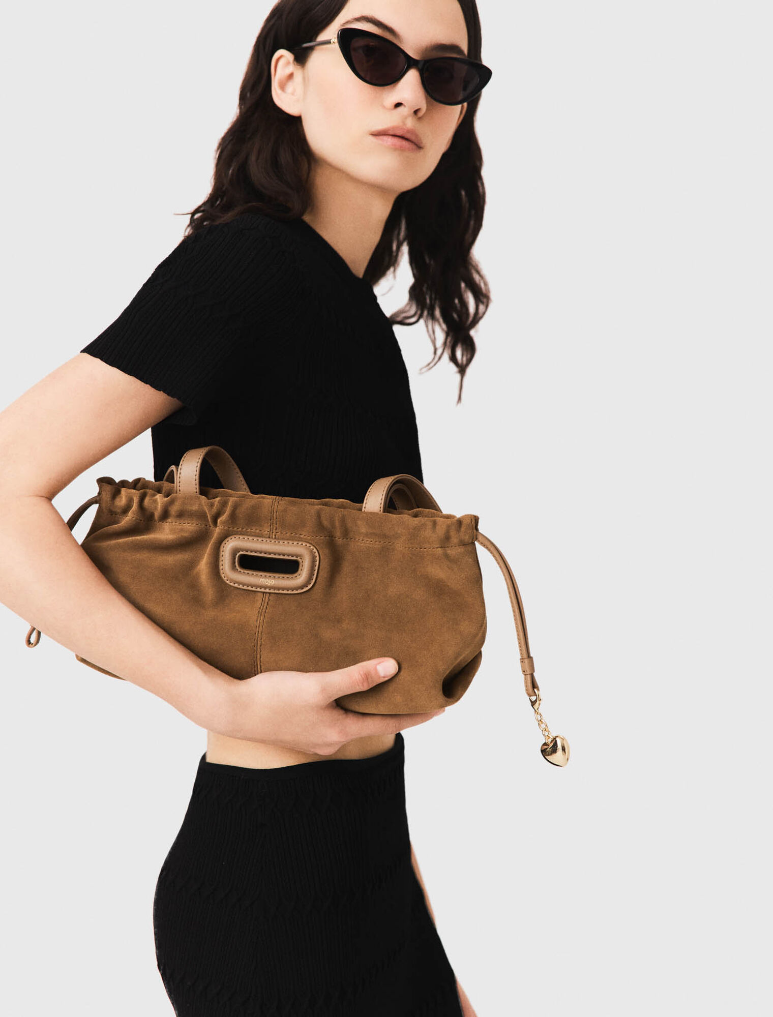 Suede Milpli Gazette bag