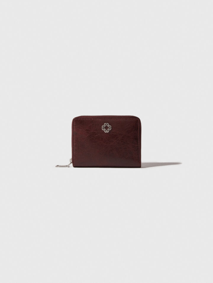 Crackled leather wallet Crackled leather wallet