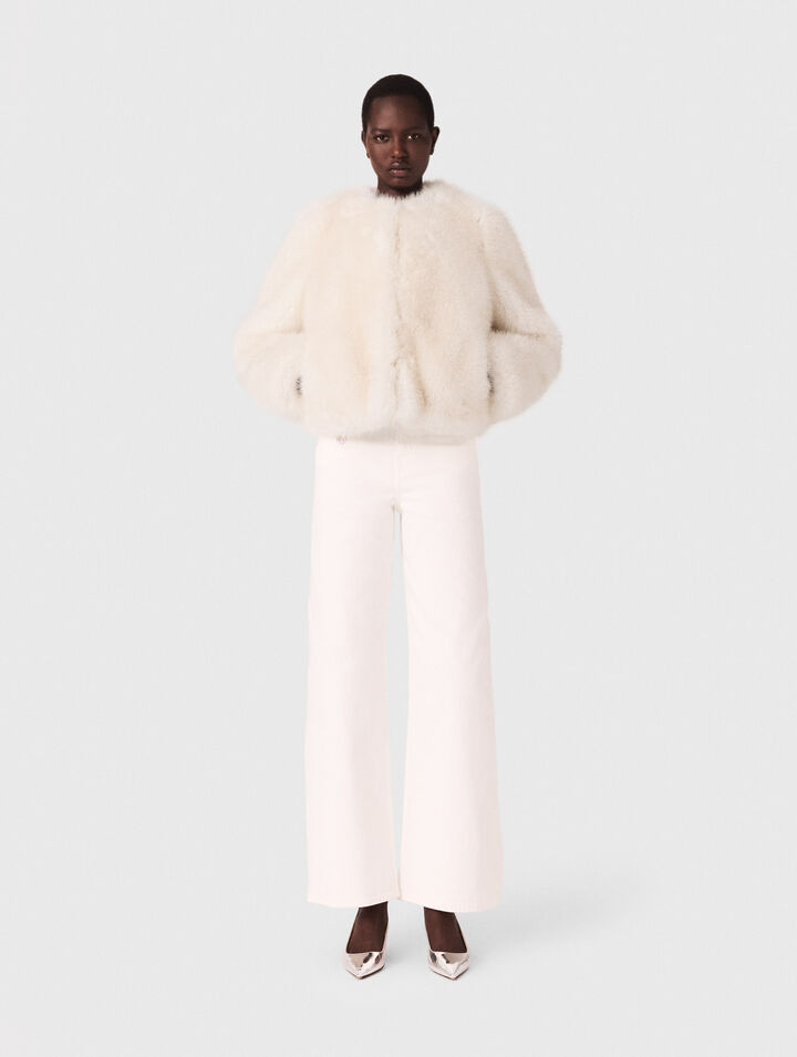 Short faux fur jacket Short faux fur jacket