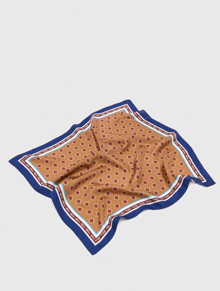 Floral print bandana