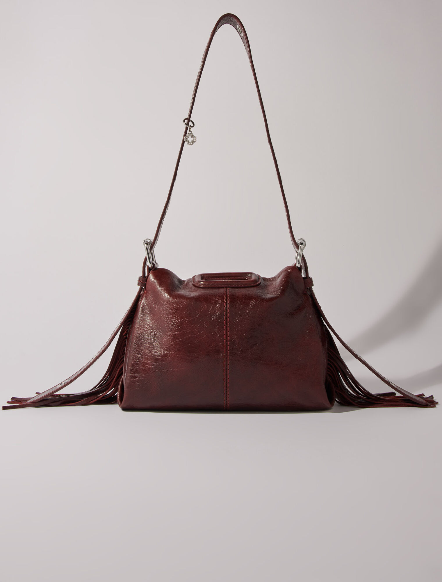 Miss M mini cracked leather bag