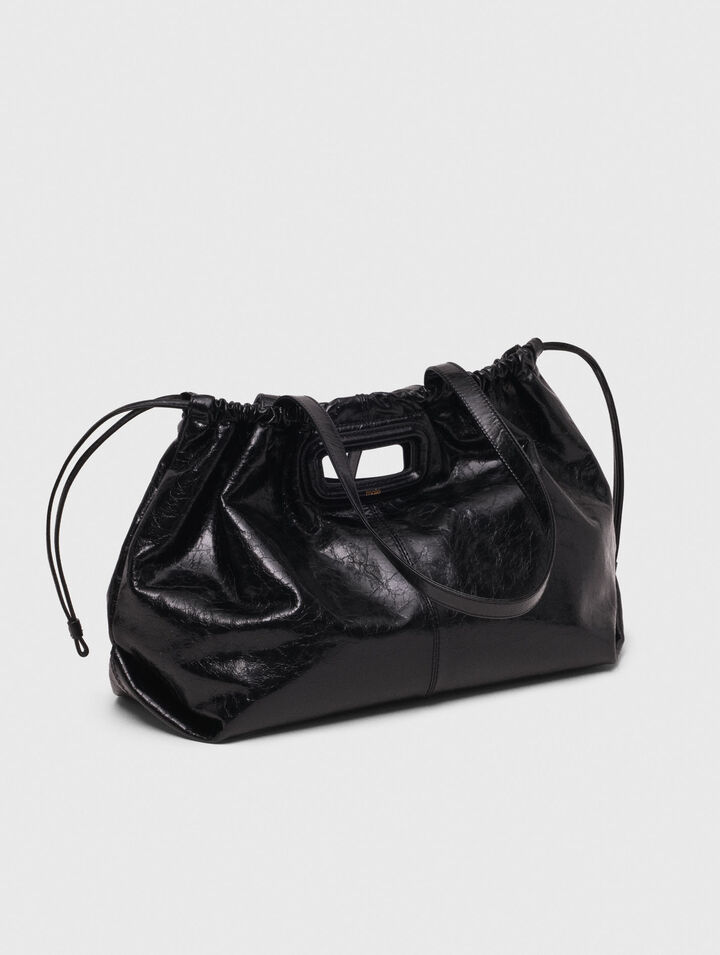 Crackled leather M Tote bag Crackled leather M Tote bag