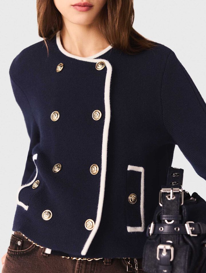 Structured knit jacket Structured knit jacket