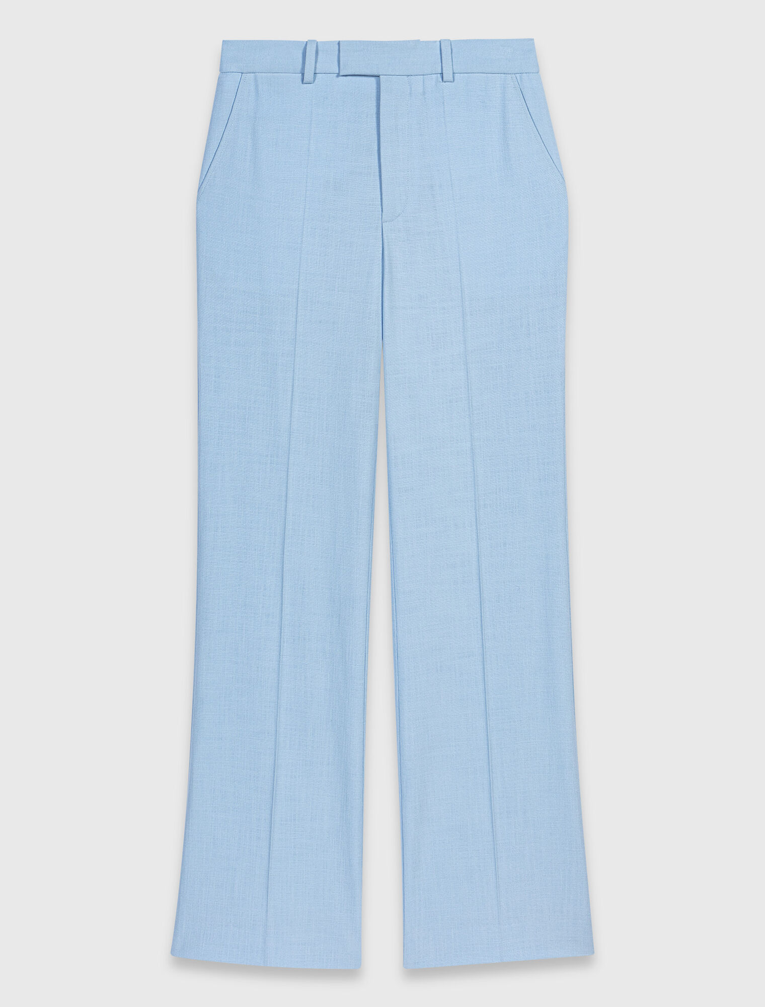 Suit trousers with pleats