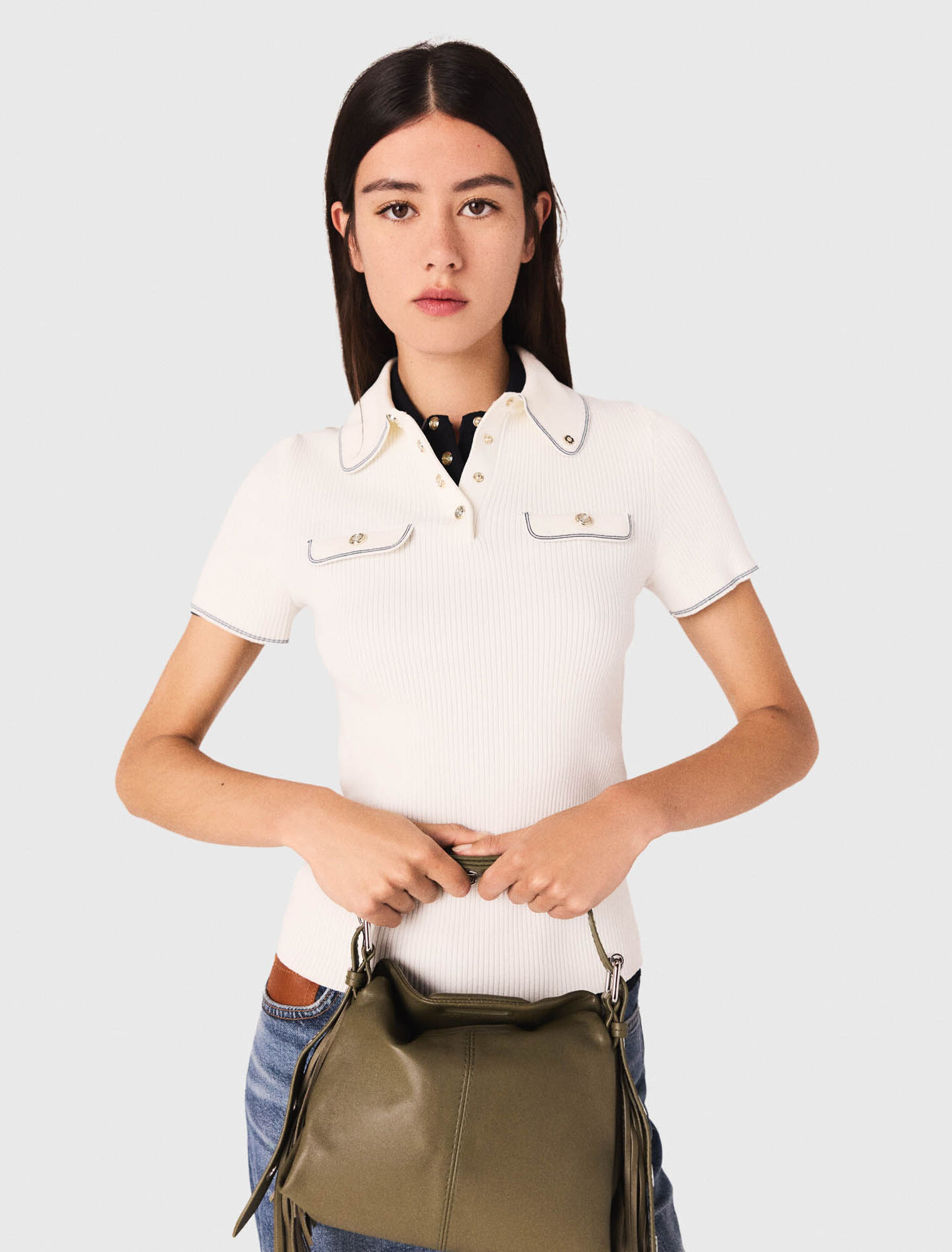 Short-sleeve polo shirt