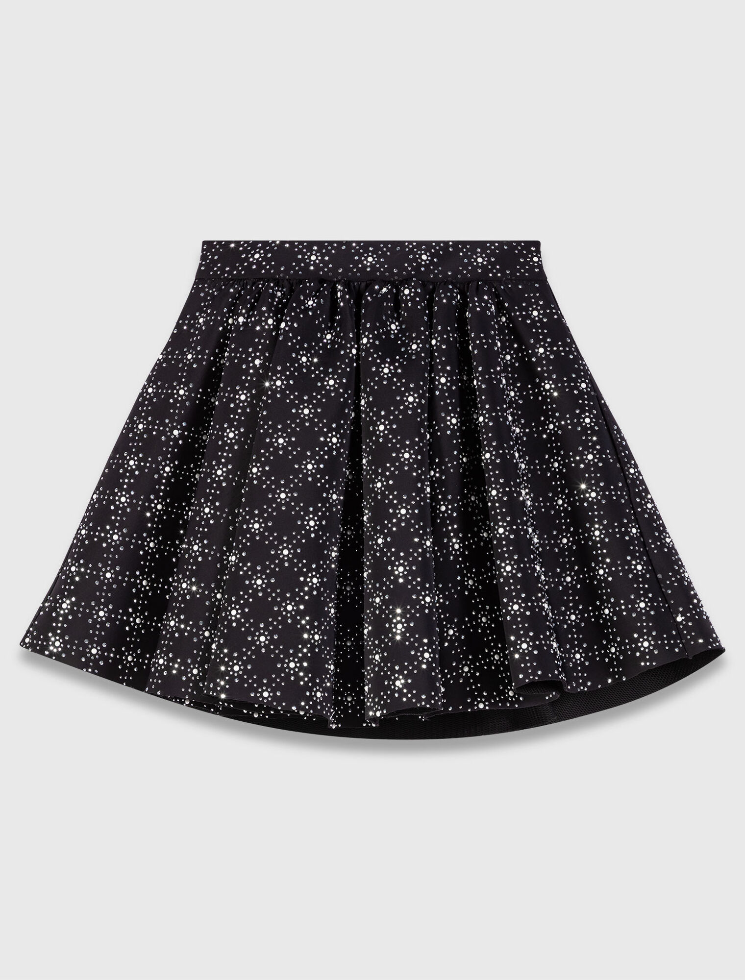 Pearl and rhinestone skater skirt