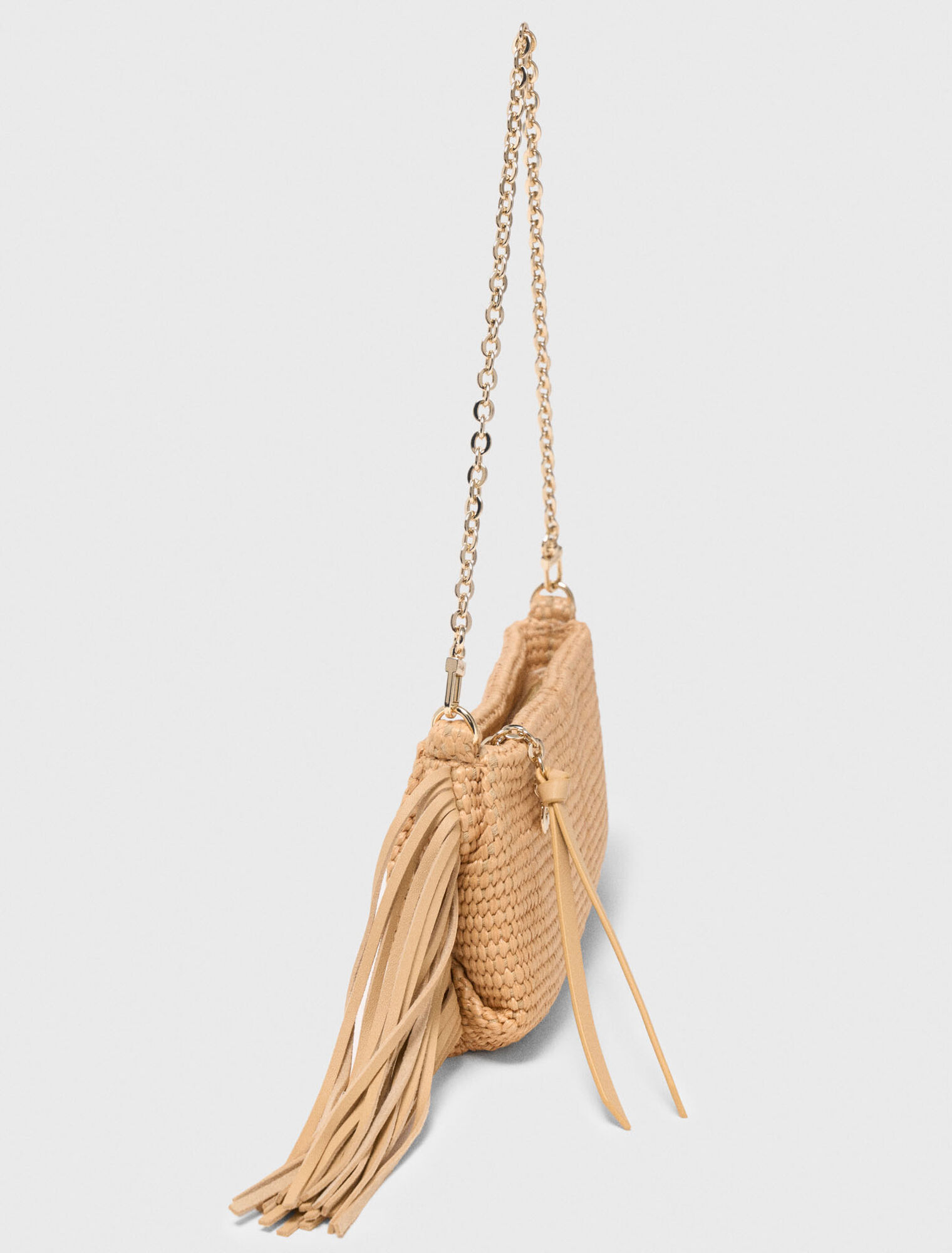 Miss M natural-look Pouch bag