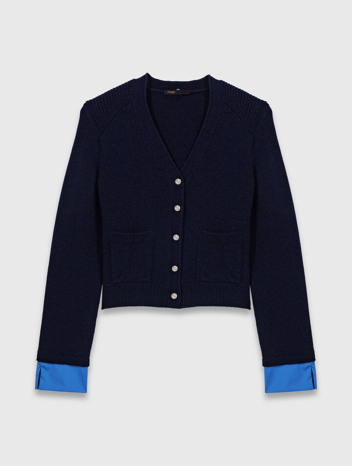 Cardigan with removable details