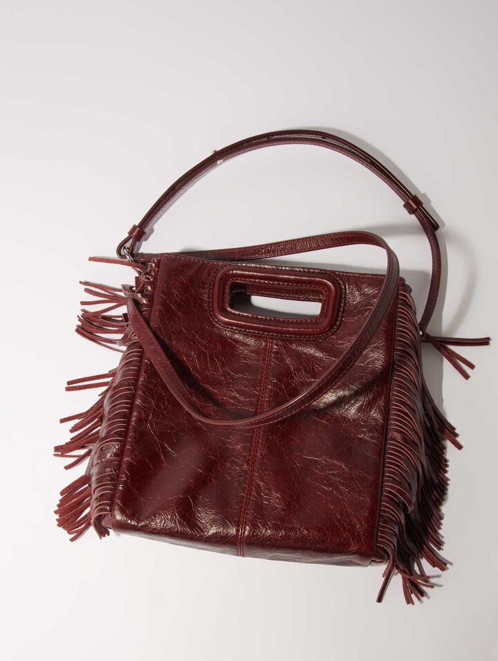 Crackled leather M bag Crackled leather M bag