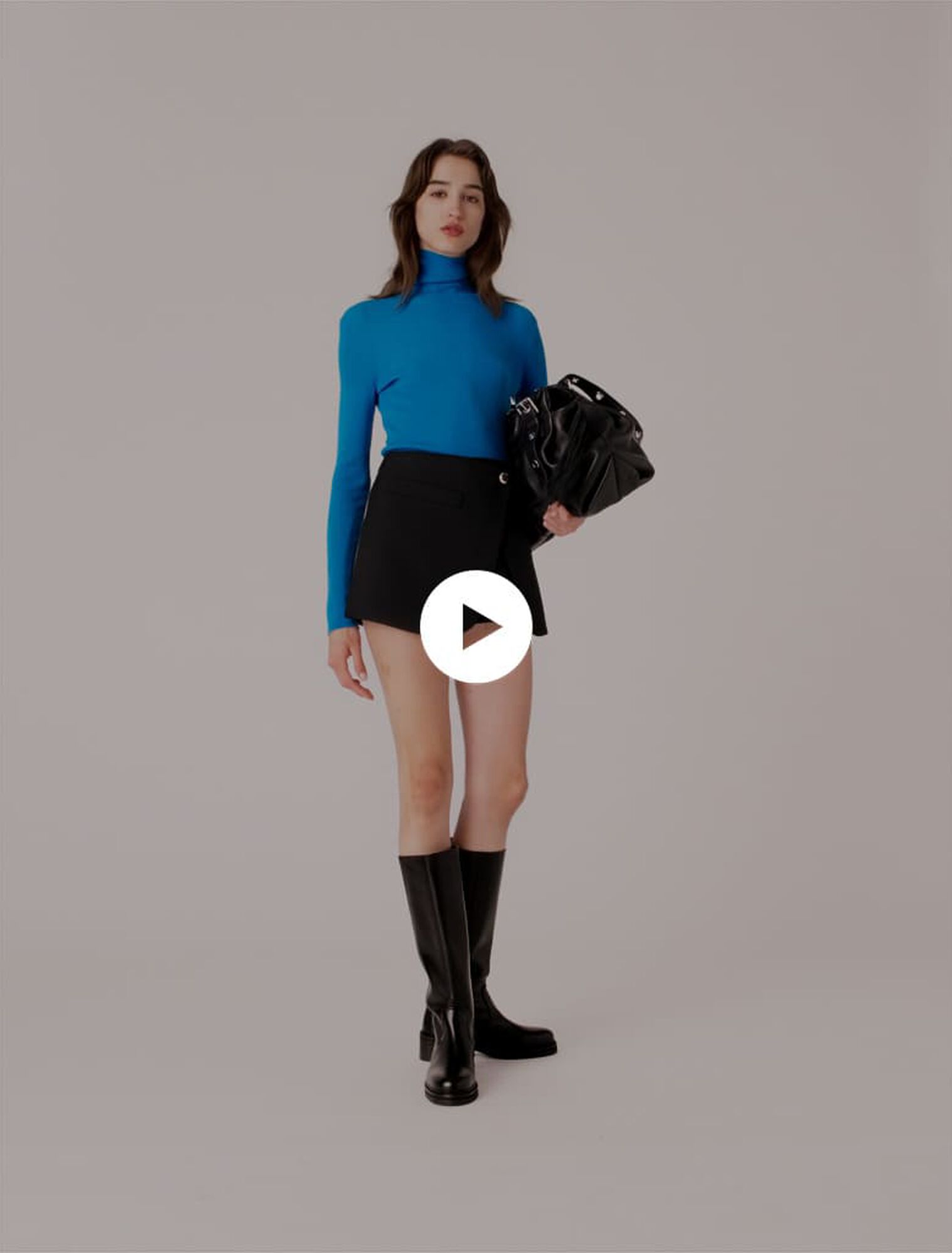 Layered-effect suit shorts