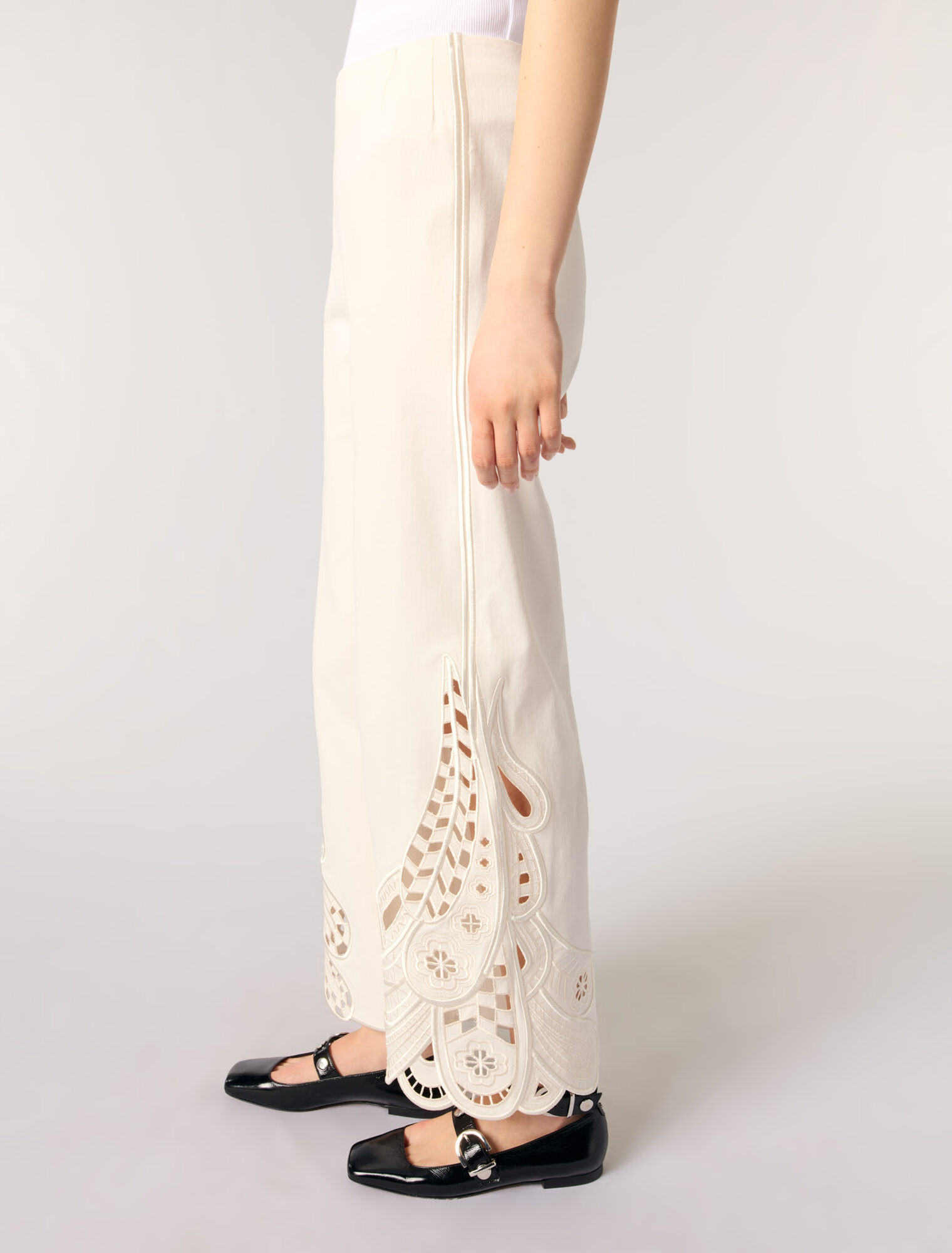 Embroidered trousers Embroidered trousers