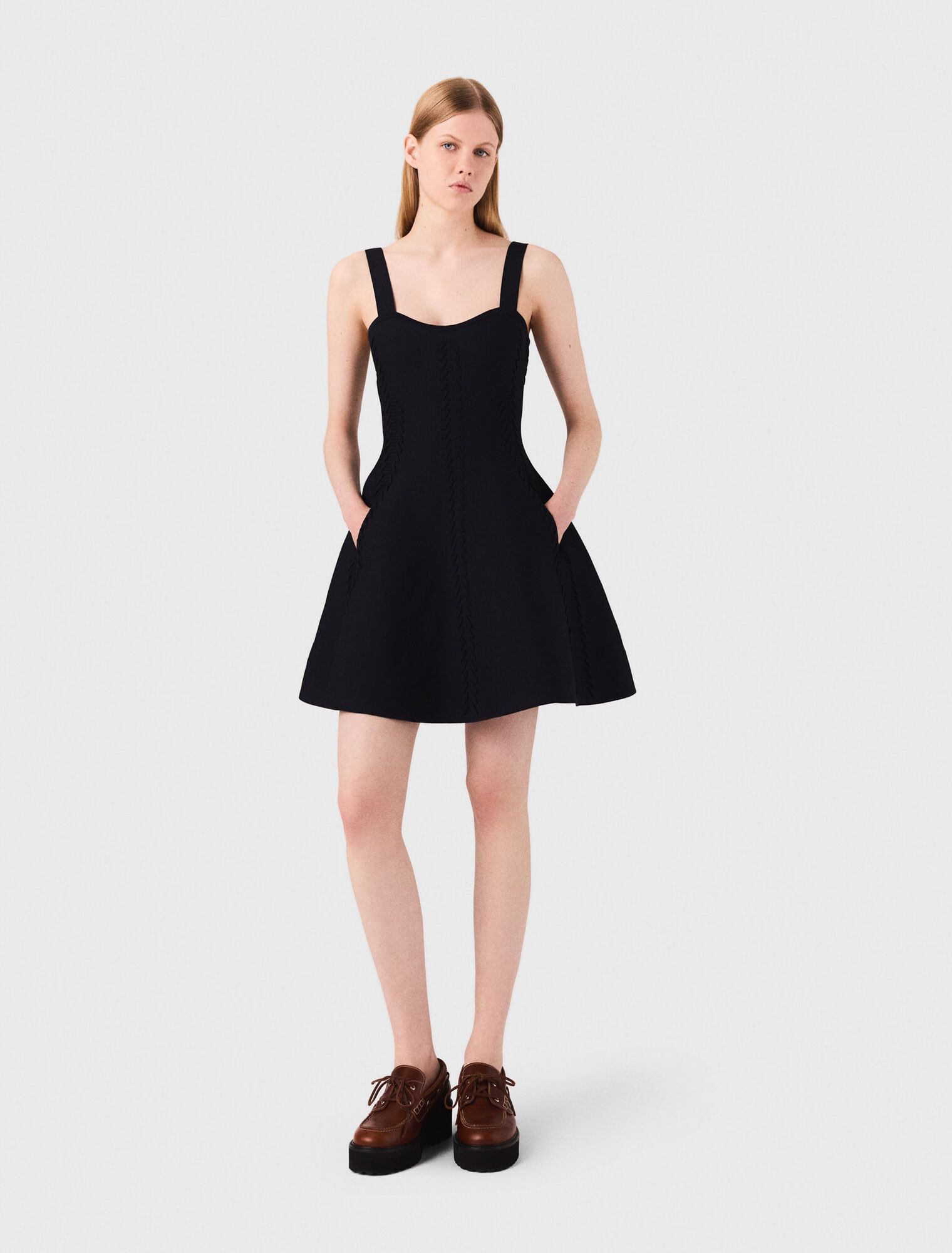 Short knitted skater dress  Short knitted skater dress