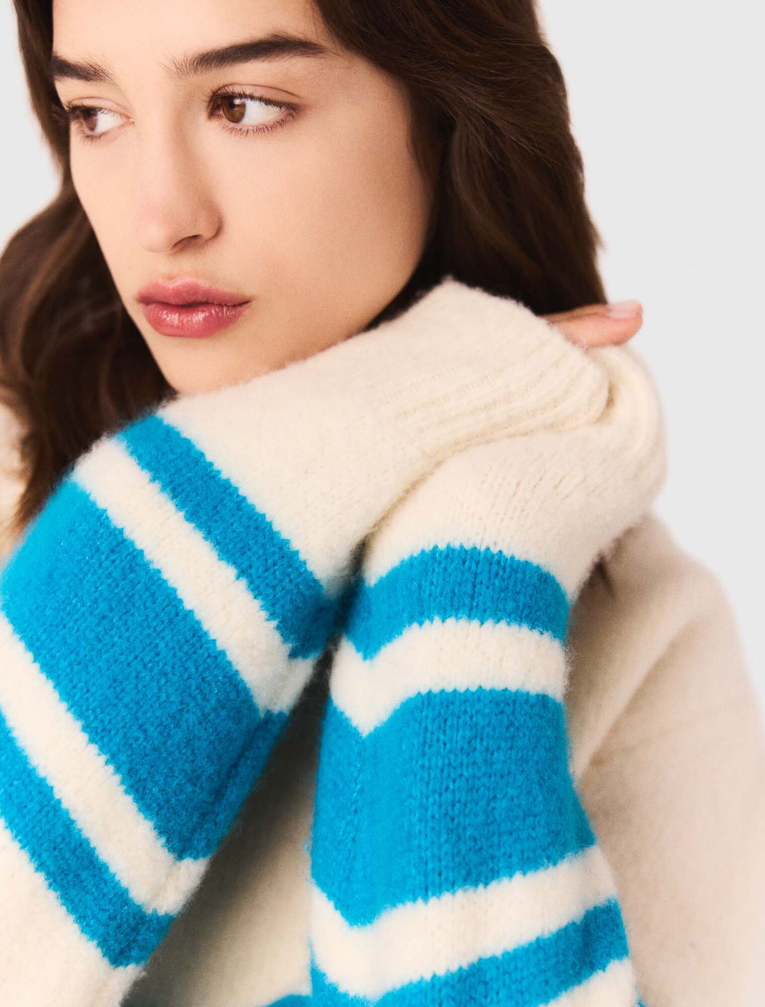 Oversized wool-blend jumper