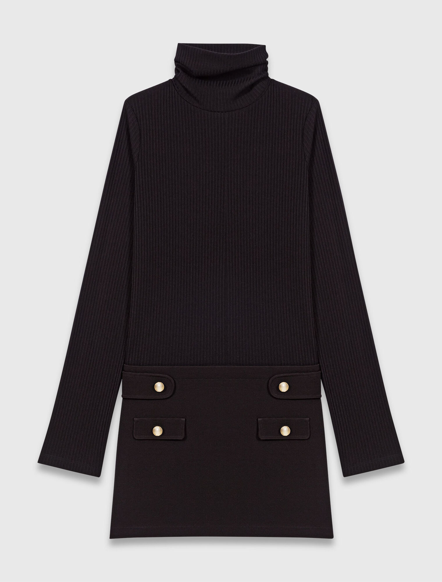 Short high-neck dress